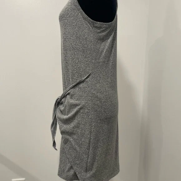 Aerie Gray Sleeveless Wrap Mini Dress - Picture 5 of 10